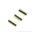 1.0mm 핀 헤더 단일 행 10P